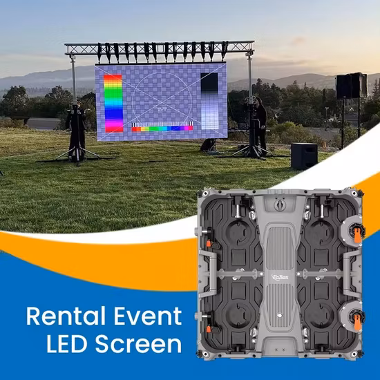 HD Rental Outdoor LED Display Screen Video Wall P2.6 High Refresh Full Color